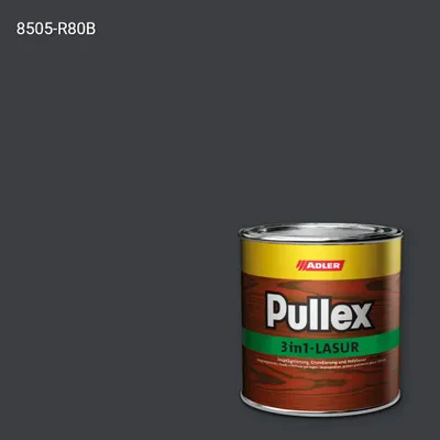 Лазур для дерева Pullex 3in1-Lasur колір NCS S 8505-R80B, Adler NCS S