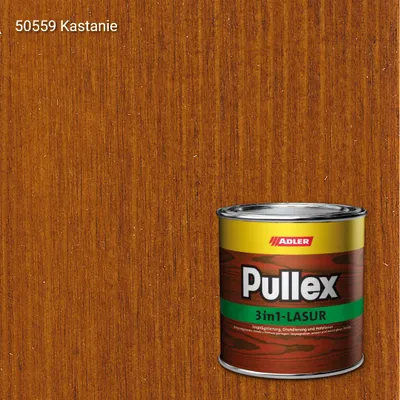 Лазур для дерева Pullex 3in1-Lasur колір 50559 Kastanie, Adler Standard