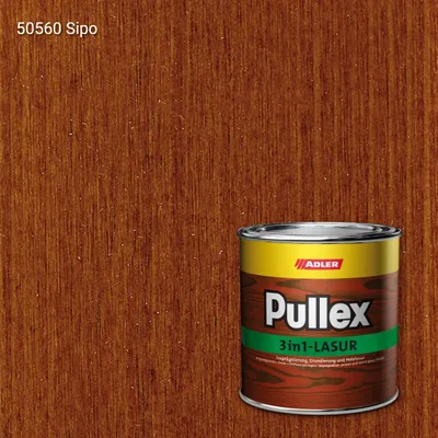 Лазур для дерева Pullex 3in1-Lasur колір 50560 Sipo, Adler Standard