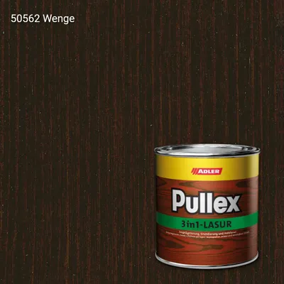 Лазур для дерева Pullex 3in1-Lasur колір 50562 Wenge, Adler Standard