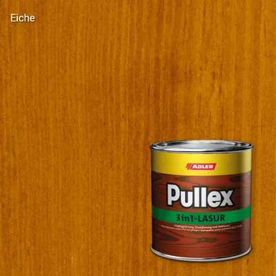 Лазур для дерева Pullex 3in1-Lasur колір Eiche, Living-Wood Pullex 3in1 Lasur