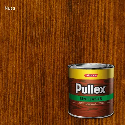 Лазур для дерева Pullex 3in1-Lasur колір Nuss, Living-Wood Pullex 3in1 Lasur