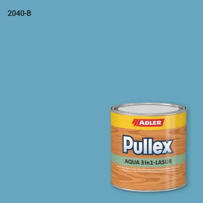 Лазур для дерева Pullex Aqua 3in1-Lasur колір NCS S 2040-B, Adler NCS S