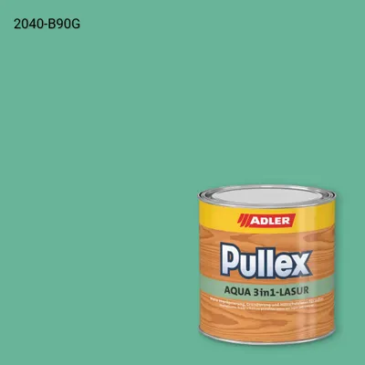 Лазур для дерева Pullex Aqua 3in1-Lasur колір NCS S 2040-B90G, Adler NCS S