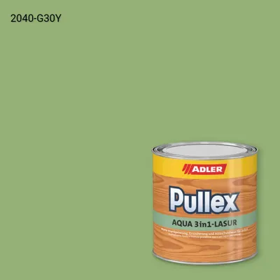 Лазур для дерева Pullex Aqua 3in1-Lasur колір NCS S 2040-G30Y, Adler NCS S