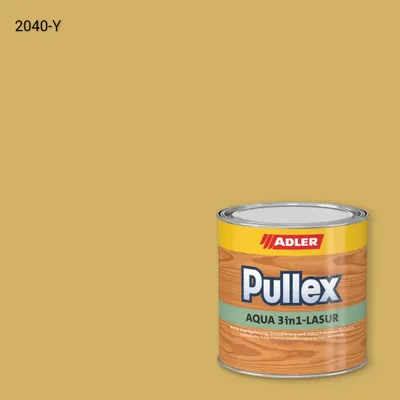 Лазур для дерева Pullex Aqua 3in1-Lasur колір NCS S 2040-Y, Adler NCS S
