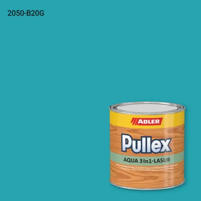 Лазур для дерева Pullex Aqua 3in1-Lasur колір NCS S 2050-B20G, Adler NCS S
