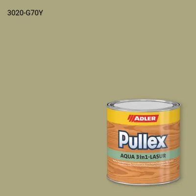 Лазур для дерева Pullex Aqua 3in1-Lasur колір NCS S 3020-G70Y, Adler NCS S