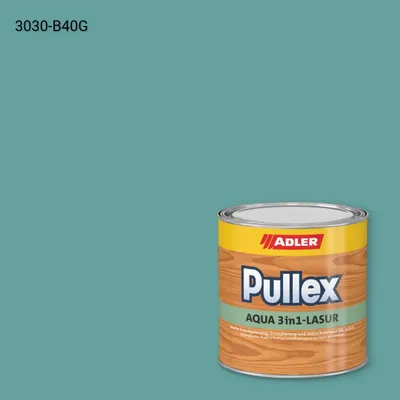 Лазур для дерева Pullex Aqua 3in1-Lasur колір NCS S 3030-B40G, Adler NCS S