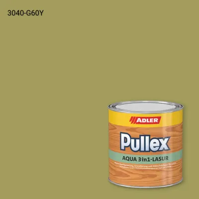 Лазур для дерева Pullex Aqua 3in1-Lasur колір NCS S 3040-G60Y, Adler NCS S