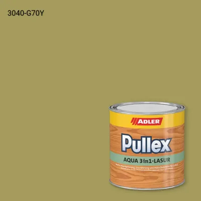 Лазур для дерева Pullex Aqua 3in1-Lasur колір NCS S 3040-G70Y, Adler NCS S