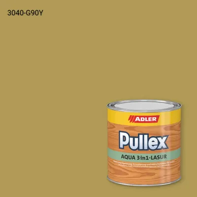 Лазур для дерева Pullex Aqua 3in1-Lasur колір NCS S 3040-G90Y, Adler NCS S