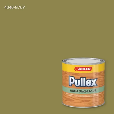 Лазур для дерева Pullex Aqua 3in1-Lasur колір NCS S 4040-G70Y, Adler NCS S