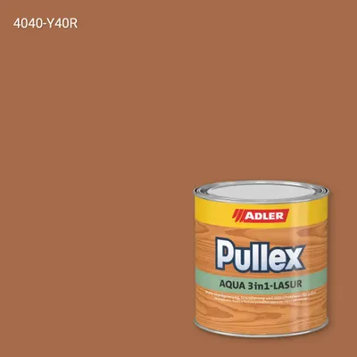 Лазур для дерева Pullex Aqua 3in1-Lasur колір NCS S 4040-Y40R, Adler NCS S