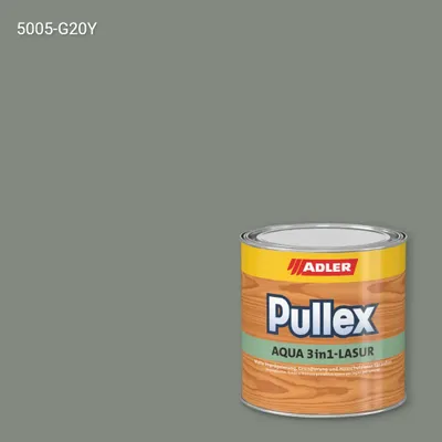 Лазур для дерева Pullex Aqua 3in1-Lasur колір NCS S 5005-G20Y, Adler NCS S