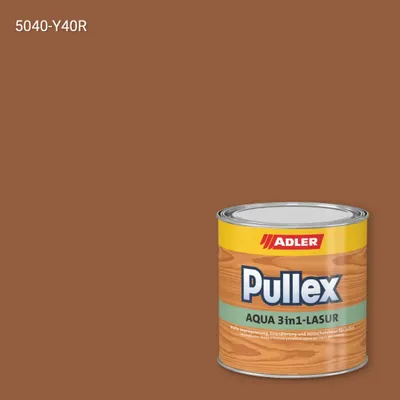 Лазур для дерева Pullex Aqua 3in1-Lasur колір NCS S 5040-Y40R, Adler NCS S