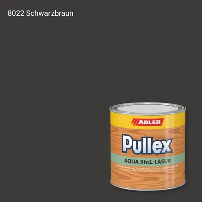 Лазур для дерева Pullex Aqua 3in1-Lasur колір RAL 8022, Adler RAL 192
