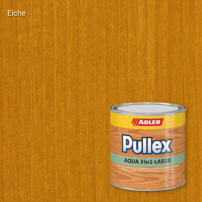 Лазур для дерева Pullex Aqua 3in1-Lasur колір Eiche, Adler Standard