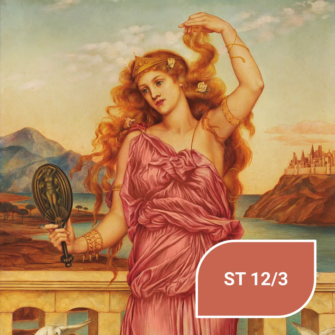 Вогняний червоний колір Stylewood ST 12/3 Troja