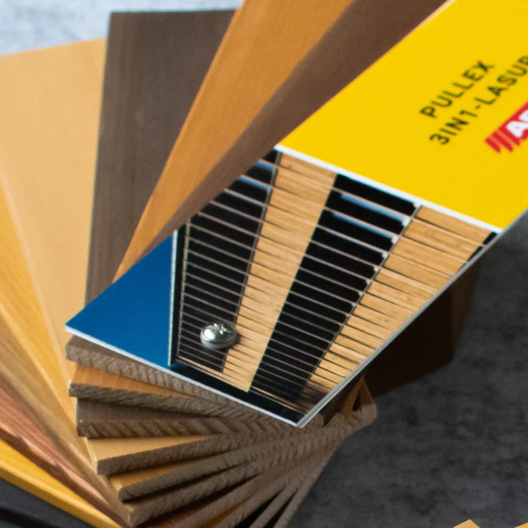 Каталог кольорів лазурі Pullex 3in1-Lasur для дерев'яного будинку