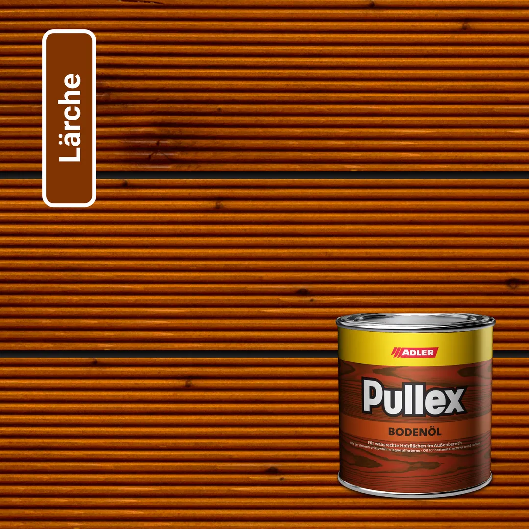 Кольорова палітра Pullex Bodenöl: класичний Lärche (Модрина)