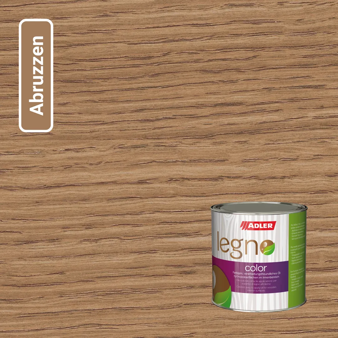 Відкрийте класичну красу з Legno-Color Abruzzen: олія для деревини, що підкреслює природну елегантність!