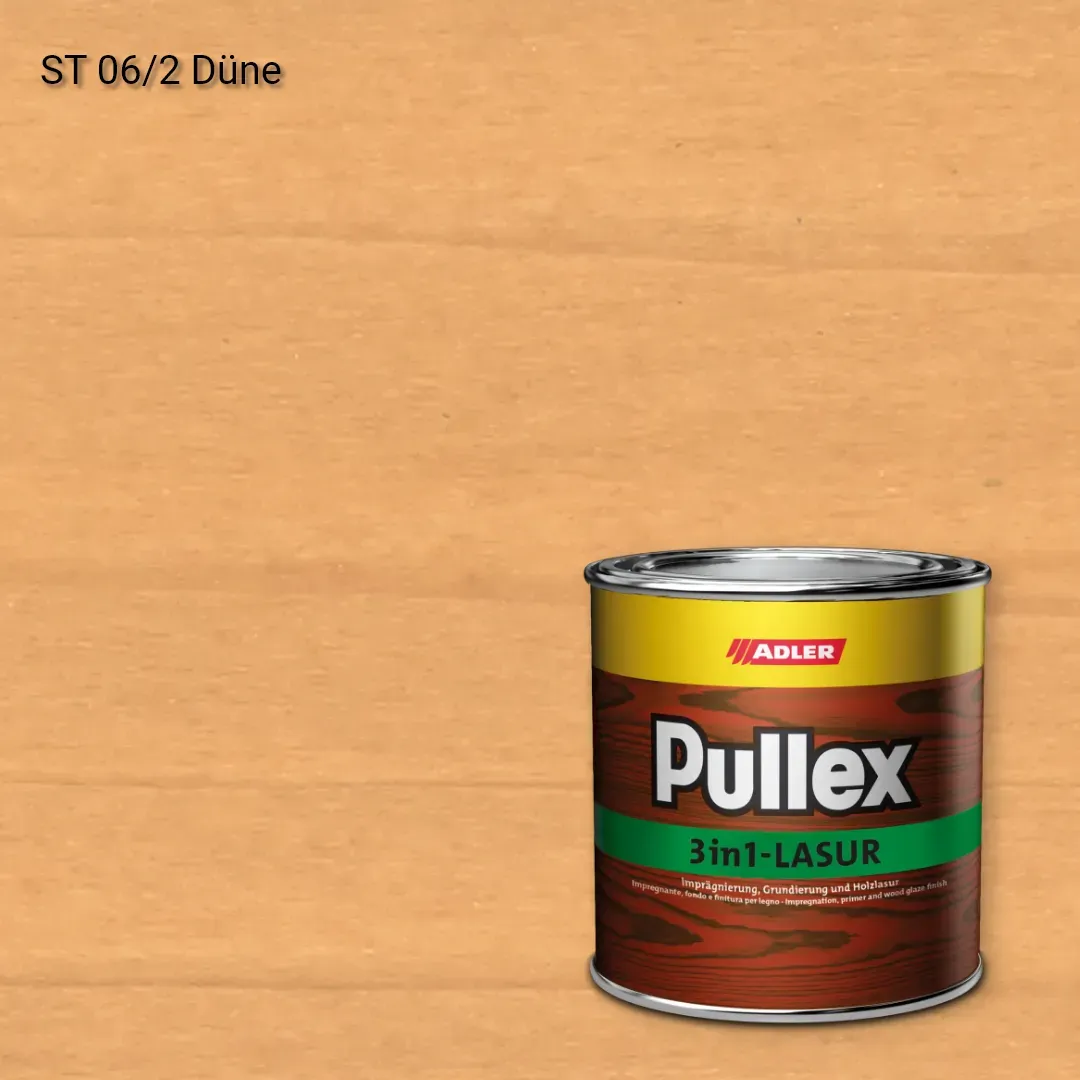 Pullex 3in1-Lasur: надійний захист деревини у відтінку ST 06/2 Düne