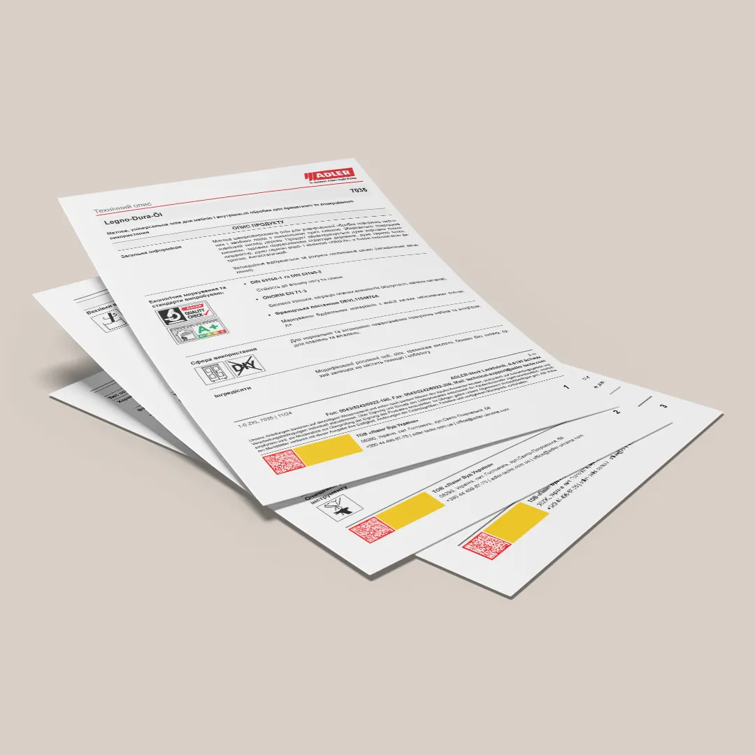 Оновлено технічний опис - Олія для меблів Legno-Dura-Öl, 11-24