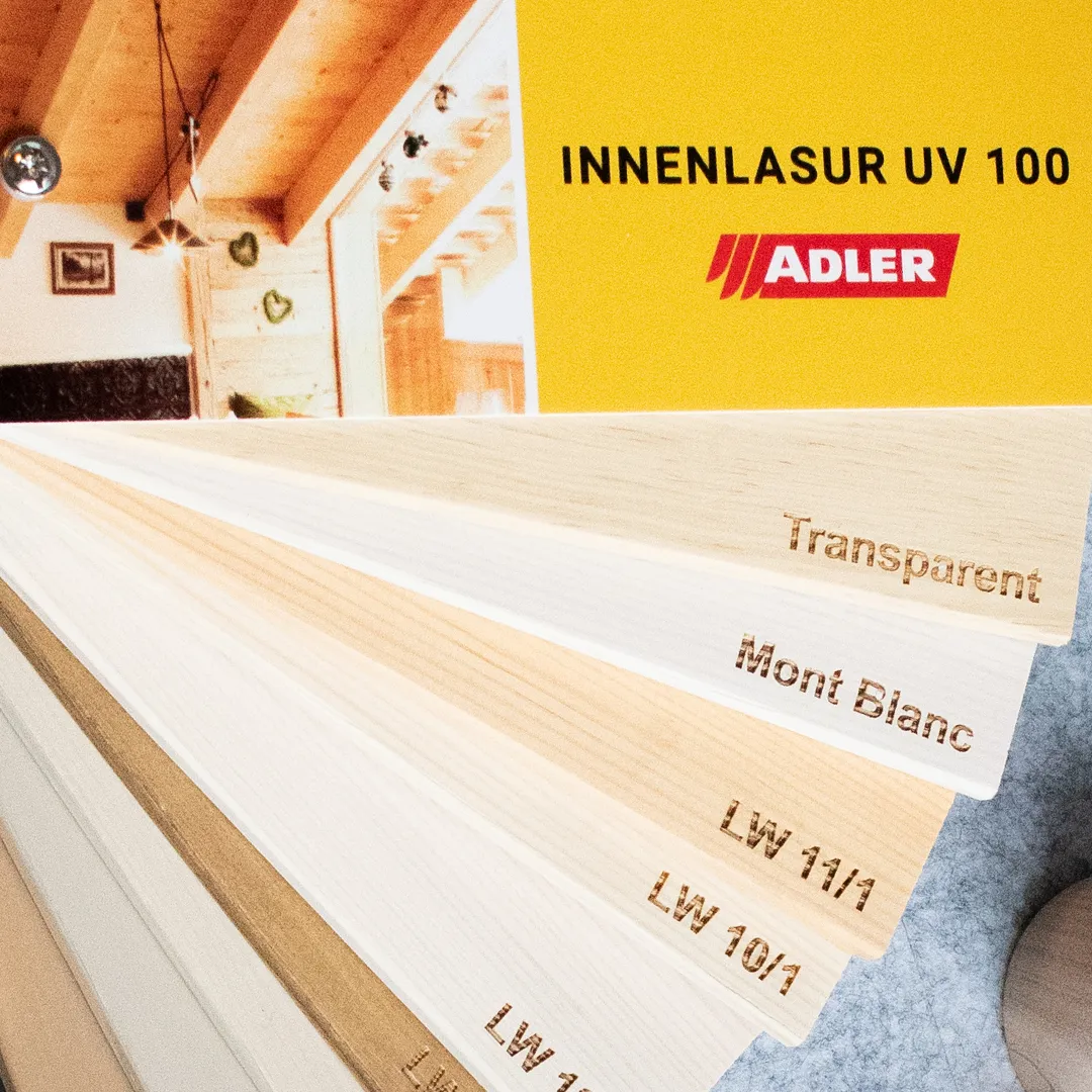 Для яких типів деревини підходить ADLER Innenlasur UV 100?